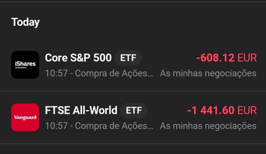 Investimentos março 2026